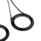 Max 5pcs Fishing Rod Eyes Ceramic Ring Spinning Rod Guides Line Rings Size 25