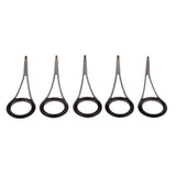 Max 5pcs Fishing Rod Eyes Ceramic Ring Spinning Rod Guides Line Rings Size 25