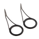 Max 5pcs Fishing Rod Eyes Ceramic Ring Spinning Rod Guides Line Rings Size 30