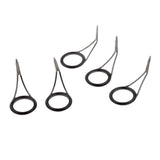 Max 5pcs Fishing Rod Eyes Ceramic Ring Spinning Rod Guides Line Rings Size 30