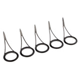 Max 5pcs Fishing Rod Eyes Ceramic Ring Spinning Rod Guides Line Rings Size 30