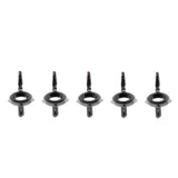Max 5pcs Stainless Steel Fishing Rod Guides Tip Rings Rod Repair Kit 4.8mm
