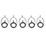 Max 5pcs Fishing Rod Guide Line Ring DIY Rod Building Repair Kit Diameter 13.8mm