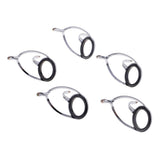 Max 5pcs Fishing Rod Guide Line Ring DIY Rod Building Repair Kit Diameter 17.8mm