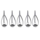 Max 5Pcs Stainless Steel Fishing Rod Guides Rod Repair Kit DIY Tips Rings 003
