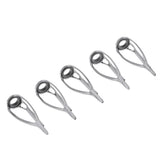 Max 5Pcs Stainless Steel Fishing Rod Guides Rod Repair Kit DIY Tips Rings 003