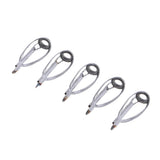 Max 5pcs Fishing Rod Pole Guides Tips Top Eye Rings Rod Repair Kit Size 2