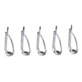 Max 5pcs Fishing Rod Pole Guides Tips Top Eye Rings Rod Repair Kit Size 2