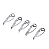 Max 5pcs Fishing Rod Pole Guides Tips Top Eye Rings Rod Repair Kit Size 3