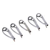 Max 5pcs Fishing Rod Pole Guides Tips Top Eye Rings Rod Repair Kit Size 3