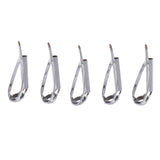 Max 5pcs Fishing Rod Pole Guides Tips Top Eye Rings Rod Repair Kit Size 4