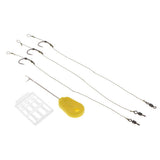 Max 5pcs Ready Tied Carp Fishing Rigs Hair Rigs Bait Needle Boilie Stopper 006