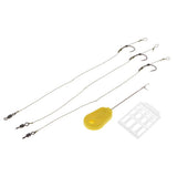Max 5pcs Ready Tied Carp Fishing Rigs Hair Rigs Bait Needle Boilie Stopper 006