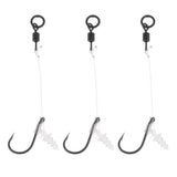 Max Carp Fishing Chod Rigs Leader Ready Tied with Bait Screw Steel Hooks Hook Size 8