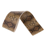 Max Simulation Snake Skin Fishing Rod Handle Leather Decoration Accessory Yellow