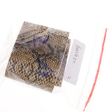 Max Simulation Snake Skin Fishing Rod Handle Leather Decoration Accessory Yellow