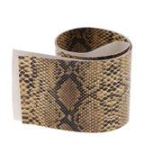 Max Simulation Snake Skin Fishing Rod Handle Leather Decoration Accessory Yellow