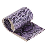 Max Simulation Snake Skin Fishing Rod Handle Decoration DIY Repair Tool Purple