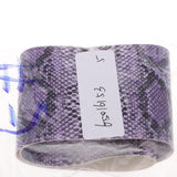 Max Simulation Snake Skin Fishing Rod Handle Decoration DIY Repair Tool Purple