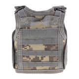 Max Mini Molle Vest Beer Water Bottle Cooler Carrier Drink Decoration Set ACU