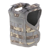 Max Mini Molle Vest Beer Water Bottle Cooler Carrier Drink Decoration Set ACU