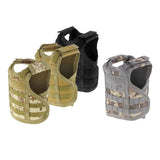 Max Mini Molle Vest Beer Water Bottle Cooler Carrier Drink Decoration Set ACU