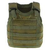 Max Tactical Beer Vest Miniature Vests Beverage Holder Cooler Army Green