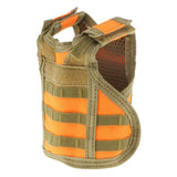 Max Tactical Beer Vest Miniature Vests Beverage Holder Cooler Orange