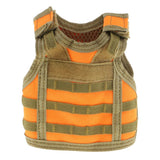 Max Tactical Beer Vest Miniature Vests Beverage Holder Cooler Orange
