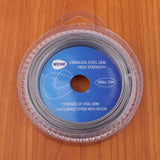 Maxbell Fishing Line Wire Leader Stainless Steel Trace Lures 10m 7 Strands 50LBS