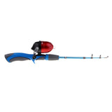 Maxbell Ice Fishing Rod Ultralight Detachable Fishing Pole Spinning Rod Blue