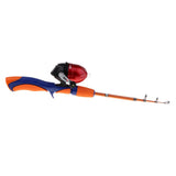 Maxbell Ice Fishing Rod Ultralight Detachable Fishing Pole Spinning Rod Orange