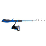 Maxbell Ice Fishing Rod Ultralight Detachable Fishing Pole Spinning Rod Blue