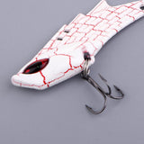 Maxbell Metal Vibration VIB Fishing Lure Spinner Spoon Hard Bait Crankbaits White