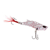 Maxbell Metal Vibration VIB Fishing Lure Spinner Spoon Hard Bait Crankbaits White