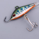 Maxbell Fishing Lure Topwater Floating Hard Bait Balance with Treble /Single Hook Color A