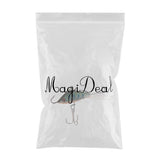 Maxbell Fishing Lure Topwater Floating Hard Bait Balance with Treble /Single Hook Color A