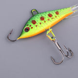 Maxbell Fishing Lure Topwater Floating Hard Bait Balance with Treble /Single Hook Color E