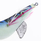 Maxbell 3.5# Squid Jigs Luminous Fishing Lures Artificial Baits Shrimp Blue