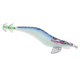 Maxbell 3.5# Squid Jigs Luminous Fishing Lures Artificial Baits Shrimp Blue