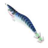 Maxbell 3.5# Squid Jigs Luminous Fishing Lures Artificial Baits Shrimp Blue