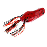 Maxbell Lifelike Topwater Frog Fishing Lure Soft Artificial Crankbaits Hook Baits Red