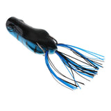 Maxbell Lifelike Topwater Frog Fishing Lure Soft Artificial Crankbaits Hook Baits Black