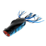 Maxbell Lifelike Topwater Frog Fishing Lure Soft Artificial Crankbaits Hook Baits Black