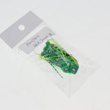 Maxbell Lifelike Topwater Frog Fishing Lure Soft Crankbaits Hook Baits for Bass Pike green