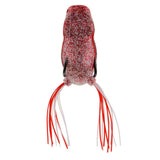 Maxbell Lifelike Topwater Frog Fishing Lure Soft Crankbaits Hook Baits for Bass Pike pink