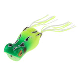 Maxbell Topwater Frog Fishing Lure Soft Artificial Crankbaits Hook Baits Green A