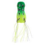 Maxbell Topwater Frog Fishing Lure Soft Artificial Crankbaits Hook Baits Green A