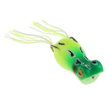 Maxbell Topwater Frog Fishing Lure Soft Artificial Crankbaits Hook Baits Green A