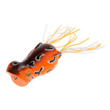 Maxbell Topwater Frog Fishing Lure Soft Artificial Crankbaits Hook Baits Orange